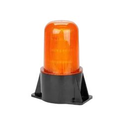 Roadvision LED Beacon Revolver 98 Series 10-110V Amber Fixed Mount 18SMD LEDs 6.5W 4 Function SAE Class 3 98x130mm