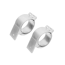 Roadvision Bar Light & Work Light Tubular Bull Bar Clamp 76-81mm (3) Diameter Range Silver