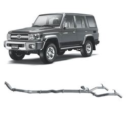 Redback Exhaust to Suit Toyota 76 Landcruiser 2007 - 2016 Twin System VDJ76R 4.5 Litre
