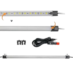 HARDKORR 48CM SUPER BRIGHT LED LIGHT BAR W/CIG LEAD, DIFFUSER