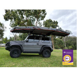 Rugged 4x4 Platinum 1.5m Semi-auto 180 Degree Awning (Fabric UVE95+%)
