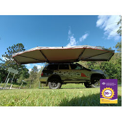Rugged 4x4 Platinum 2.3m 180 Semi-auto Opening Awning (Fabric UVE95+%)