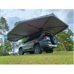 Rugged 4x4 2.5m 270 Semi-auto Opening (UVE95+%) - Driver Side Moon Zip