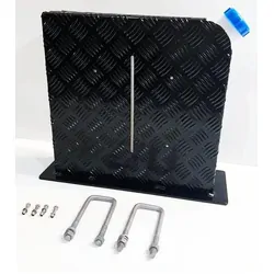 On The Go RV Accessories Diesel Tank Cover Right Hand Black Bolt Down