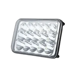 Roadvision LED Headlamp Rectangular 10-30V High/Low 168mm 15 x 3W LEDs 45W 2700lm IP67 Roadvision (BRHL-15LED)