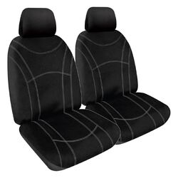 Neoprene Seat Covers For Holden Colorado RG Space Cab All Badges 2012-On Front