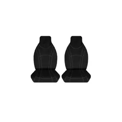 Tuff Terrain Neoprene black Seat Covers to Suit Toyota Hilux Workmate SR Single Cab Bucket Seats 07/15-On FRONT