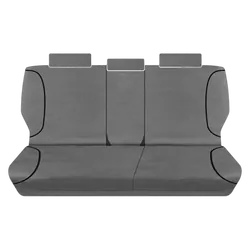 Tuff Terrain Canvas Grey Seat Covers to Suit Toyota Prado 120 Series STD GX GXL VX Grande SUV 03-10 MIDDLE