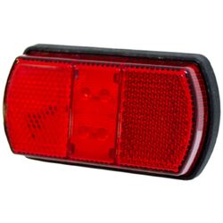 Supex Red Led Rear Marker Lamp With Reflectors