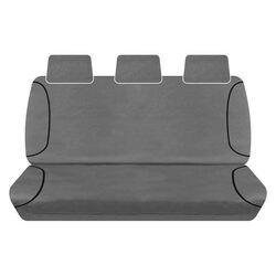 Tuff Terrain Canvas Grey Seat Covers to Suit Toyota Landcruiser 200 Series Wagon GXL 60th 10-On REAR