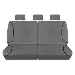 Tuff Terrain Canvas Grey Seat Covers to Suit Toyota Landcruiser 200 Series Wagon GXL 8 Seater 09/07-06/09 REAR