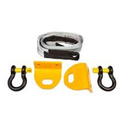 Roadsafe 4WD Tow Point KIT for Nissan Navara D40 - PAIR INC. BRIDLE + SHACKLES