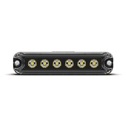 Roadvision LED Strobe Module White 10-30V 18W 18 Flash Pattern 6 LED Synchronizable SAE C1
