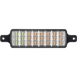 Roadvision Front Indicator/Park Lamp White/Amber LED 10-30V 227x56mm Rect Recessed Bull Bar Mount