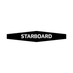 Flow-Rite Actuator Knob Decal Black/White "Starboard"