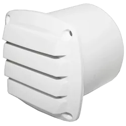 Louvre/Blower Vent White Nylon 100mm Hose