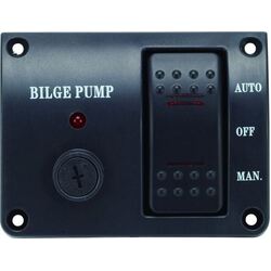 Bilge Pump Control Switch Panel 12V