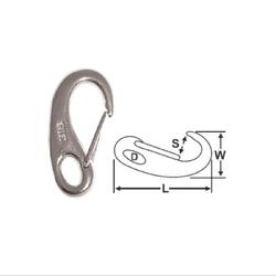 Cast Stainless Steel Snap Hook 50mm