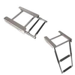 Telescopic Stainless Steel Ladder Retract 2 Step