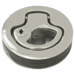 Flush Latch & Lock 62mm Dia 316 Stainless Steel
