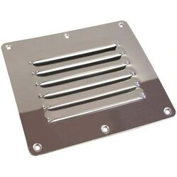 Louvre Vent - 304 Stainless Steel 6 louvre 127mm x 115mm