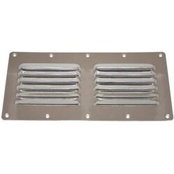 Louvre Vent - 304 Stainless Steel 2X6 Louvre - 227mm x 115mm