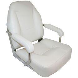 Mojo Deluxe Seat Stainless Steel - Ivory White