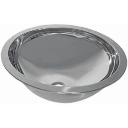Sink Stainless Steel Oval 390mm x 510mm