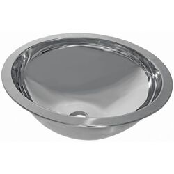 Sink Stainless Steel Oval 390mm x 510mm
