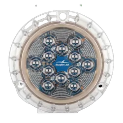 Bulefin Piranha P24 Bronze Base Led Underwater Light - Cobalt Blue