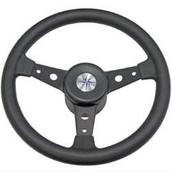 Delfino - Aluminium 3 Spoke Steering Wheel 340mm Dia