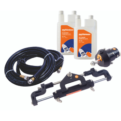 Multisteer Hydraulic Outboard Steering System Kit Up To 115HP