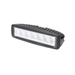 Roadvision LED Work Light Rect Flood Beam 10-30V 6 x 3W LEDs 18W 1080lm IP67 160x63x45mm Roadvision
