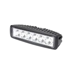 Roadvision LED Work Light Rect Spot Beam 10-30V 6 x 3W LEDs 18W 1080lm IP67 160x63x45mm Roadvision