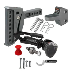 Curt Rebellion XD ShockDrop Hitch & DO35 Hitch With Handbrake Bundle