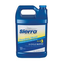 Sierra Marine 2 Stroke Premium TC-W3 Oil (Blue) 3.78L