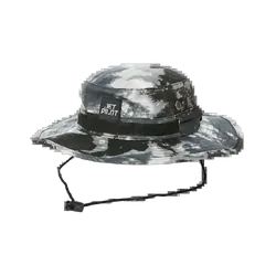 Jetpilot Hiker Mens Wide Brim Bucket Hat Black/Camo