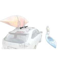 Rhino-Rack Folding J Style Kayak Carrier Extension