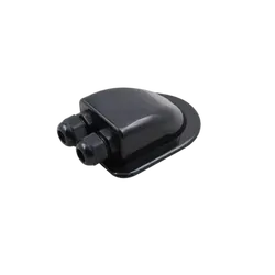Cable entry Box ( 2 x cable glands) - Black