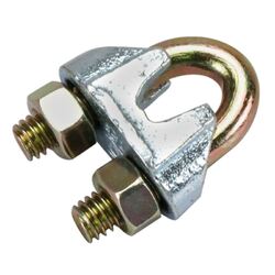 Wire Rope Grips 3mm - 26mm Galvanised & Zinc Plated