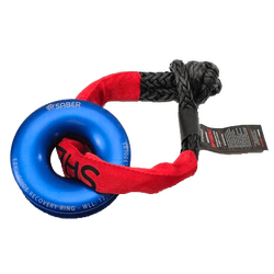 Saber Offroad Ezy-Glide 12,500 WLL Recovery Ring , Bag & Sheath Soft Shackle