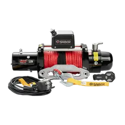 Saber Offroad 12000lbs HDX Winch - NEW