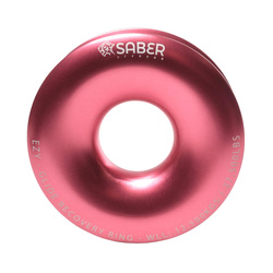 Saber Offroad Ezy-Glide 12,500 WLL Recovery Ring & Bag - PINK