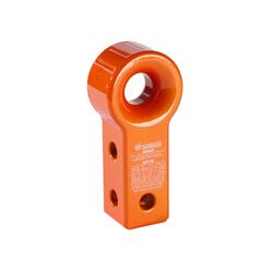 Saber Offroad 7075 Aluminium Rope Friendly Recovery Hitch - Orange Prismatic