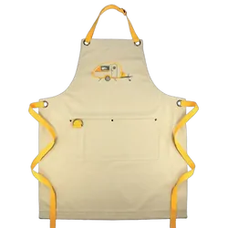 Van Go Collections Embroidered Apron Teardrop Caravan Autumn