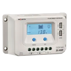 Projecta Automatic 12/24V 20A 4 Stage Solar Charge Smart Controller
