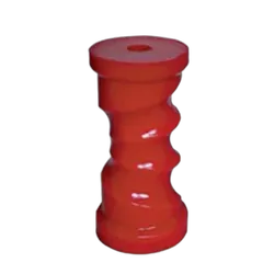 6" Inch Self Centering Roller Red Urethane