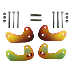 Superior 5 Degree Castor Correction Plates Suitable For Toyota LandCruiser 80/105 Series (Kit) - LCR5CP