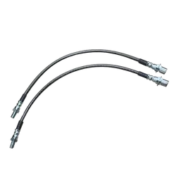 Brake Lines Braided 4-5 Inch (100-125mm) Front Suitable For LandCruiser 76/78/79 Series (with VSC) (Pair) - SSC-L792BRBRL5FVSC