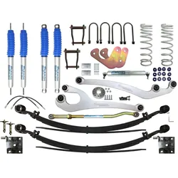 Superior Nitro Gas Twin Tube Superflex 5 Inch (125mm) Lift Kit Suitable For Toyota LandCruiser 79 Series Single Cab V8 8/2016 on (Kit)